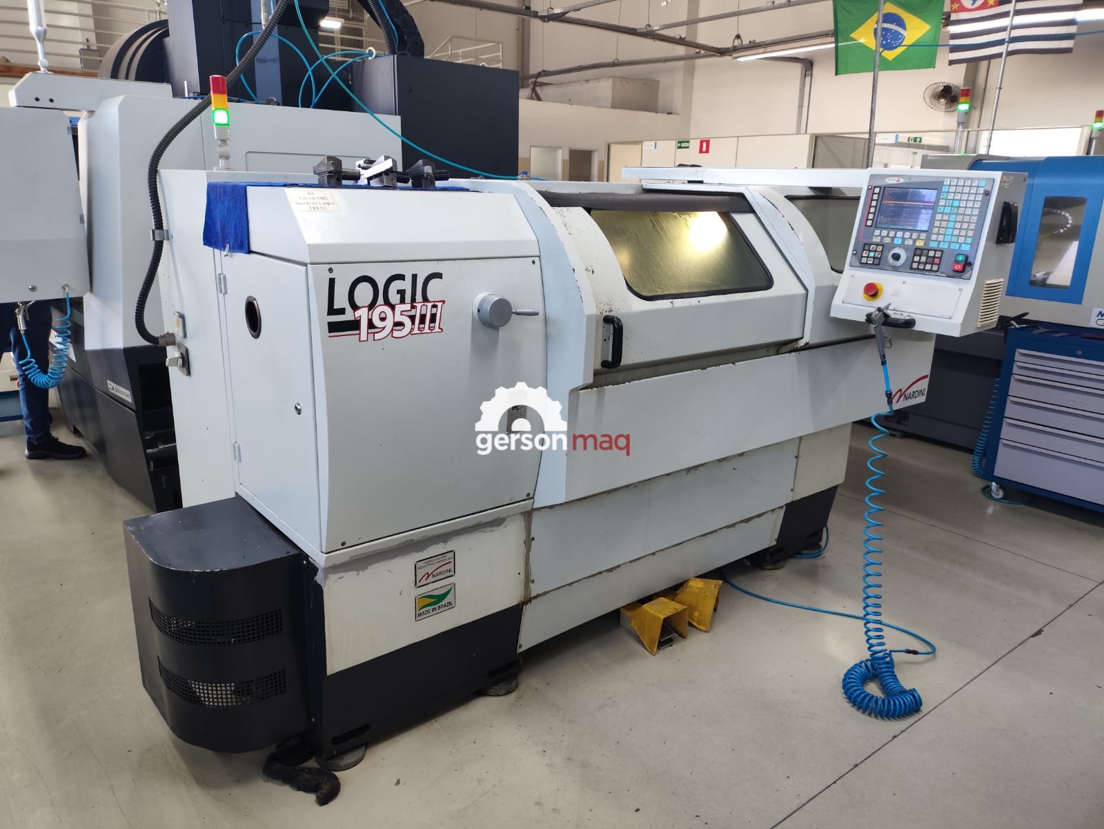 TORNO CNC NARDINI LOGIC 195 III - ANO 2015 - COMANDO FAGOR